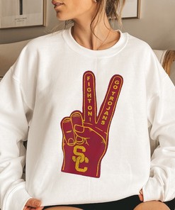 USC Trojans Vintage Fight On Logo Tee Shirt - Classic NCAA Fan Gift