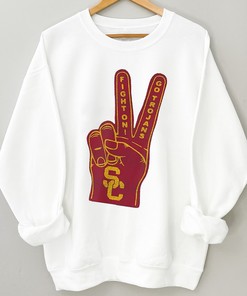 USC Trojans Vintage Fight On Logo Tee Shirt - Classic NCAA Fan Gift