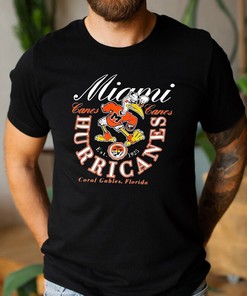 University of Miami Hurricanes NCAA Vintage Sweater, Shirt - Crewneck T-Shirt