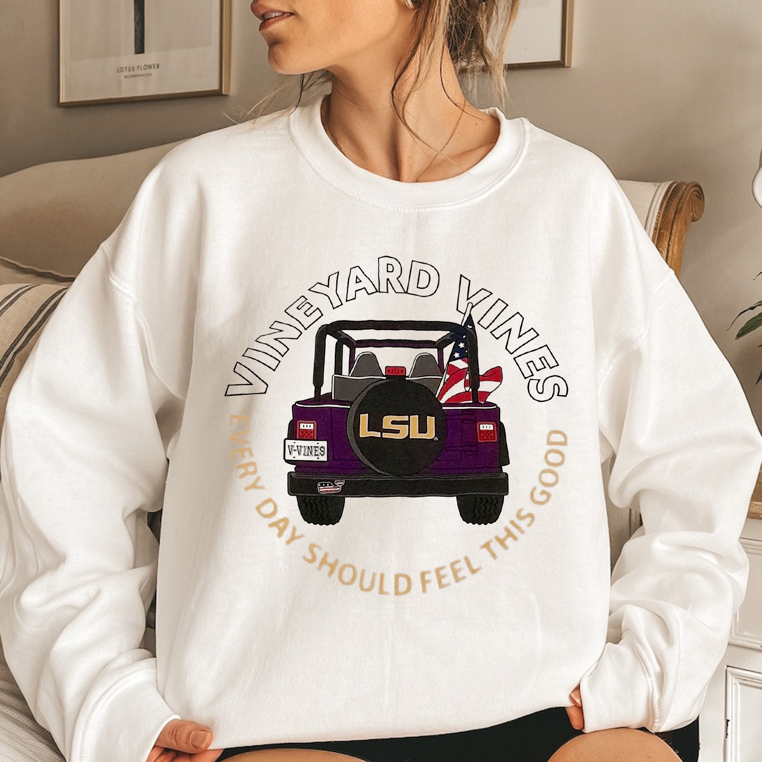 Vineyard Vines LSU Louisiana State University T-Shirt - NCAA Tee for Fans