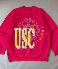 Vintage 1990s USC Trojans Tee Shirt - Classic NCAA College Sportswear