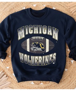 Vintage 90's Michigan Wolverines Crewneck Sweatshirt - Get Yours Today