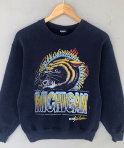 Vintage 90's Michigan Wolverines Sweatshirt - Perfect for Fans