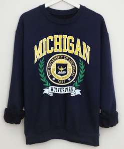 Vintage 90's Michigan Wolverines Sweatshirt Shirt - Perfect for Fans