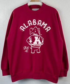 Vintage Alabama Big Al Crimson Tee For Fans