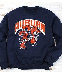 Vintage Auburn Basketball Tee with Two Fan Gift Options