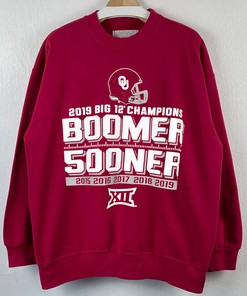 Vintage Champion Oklahoma Sooners Football T-Shirt - NCAA Tee for Fans