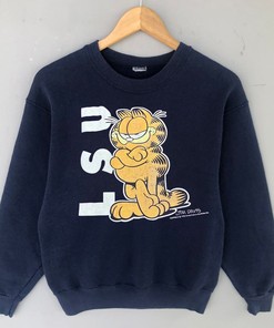 Vintage LSU Garfield T-Shirt - NCAA Tee for Fans