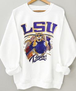 Vintage LSU Tigers Sweatshirt - Gift for Fans