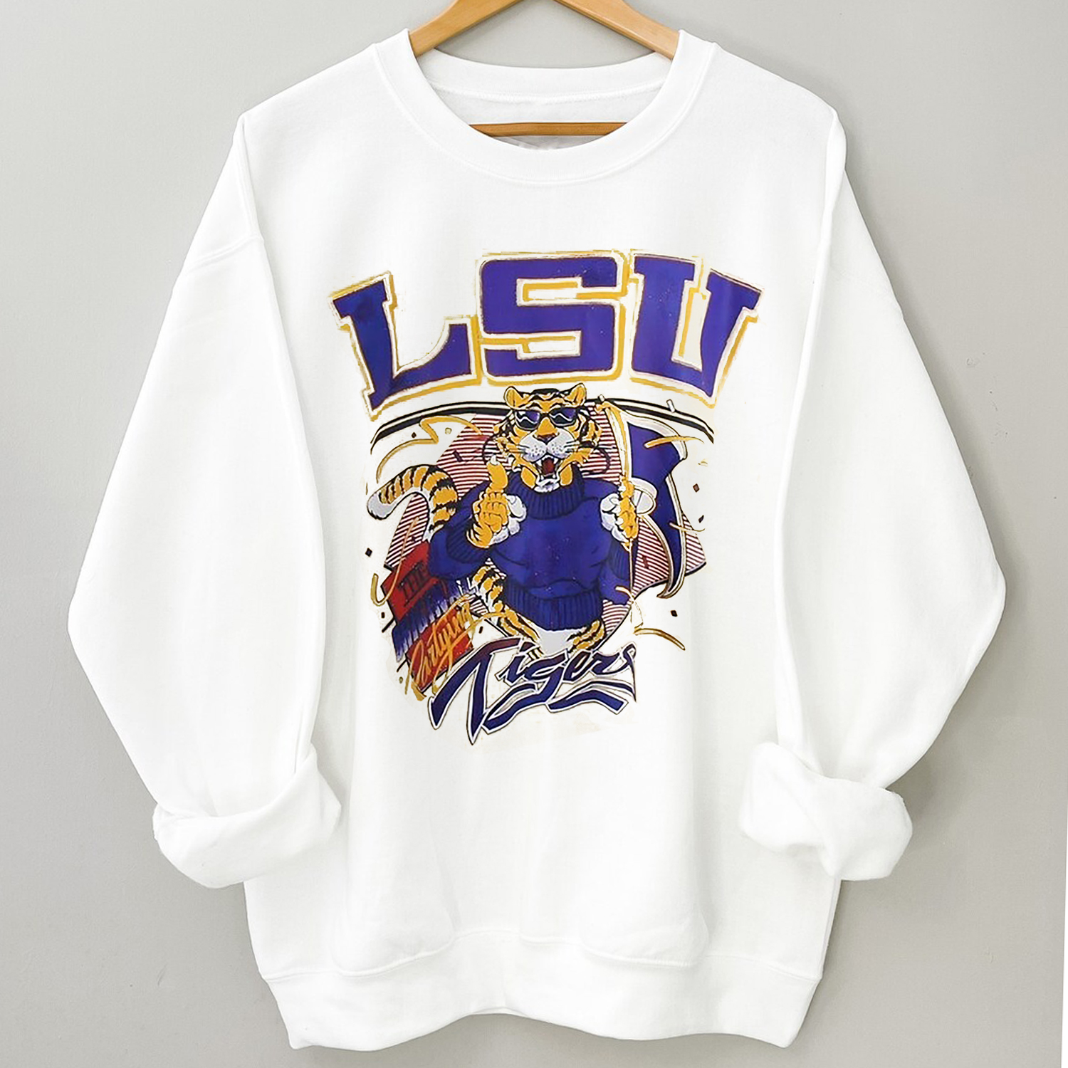 Vintage LSU Tigers Sweatshirt - Gift for Fans