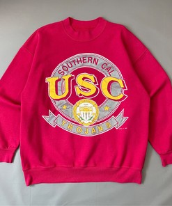 Vintage Mens Logo 7 USC Trojans College T-Shirt - Fanatics Sportswear