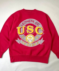 Vintage Mens Logo 7 USC Trojans College T-Shirt - Fanatics Sportswear