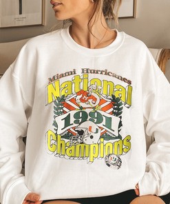 Vintage Miami Hurricanes Football Champs T-Shirt For Men Women - NCAA Fan Gift