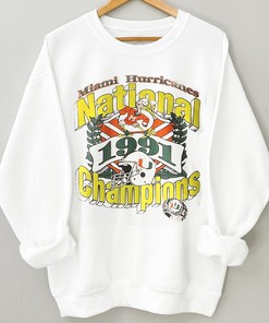 Vintage Miami Hurricanes Football Champs T-Shirt For Men Women - NCAA Fan Gift