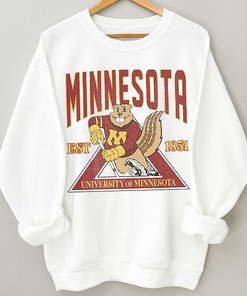 Vintage Minnesota Golden Gophers NCAA Sweatshirt, T-Shirt for University Fans