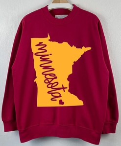 Vintage Minnesota State Sweatshirt Hoodie Tee - Gift for Fans