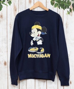 Vintage NCAA Michigan Wolverines Mickey Mouse T-Shirt - Perfect for Fans