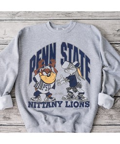 Vintage NCAA Penn State Nittany Lions Looney Tunes Tee, Perfect Fan Gift