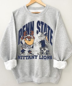 Vintage NCAA Penn State Nittany Lions Looney Tunes Tee, Perfect Fan Gift