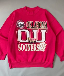 Vintage Oklahoma University Sweatshirt - University of Oklahoma Merchandise for Fans