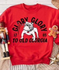 Vintage Rally Song UGA Bulldogs Tee - NCAA Apparel for Fans