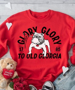 Vintage Rally Song UGA Bulldogs Tee - NCAA Apparel for Fans