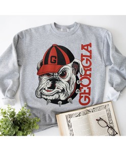 Vintage Single Stitch Georgia Bulldogs Tee for Fans