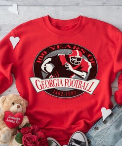 Vintage Style 1992 Georgia Bulldogs Football Tee - NCAA Apparel for Fans