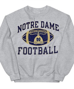 Vintage Style Champion Notre Dame Football Tee
