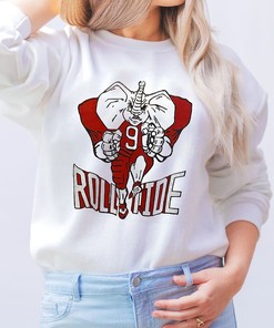 Vintage Style Crewneck Sweatshirt for Alabama Crimson Tide Fans
