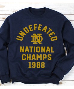 Vintage Style Notre Dame 1988 National Champs Tee