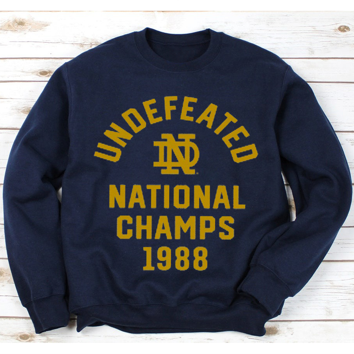 Vintage Style Notre Dame 1988 National Champs Tee