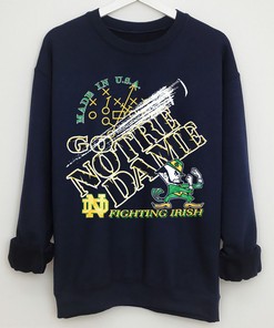 Vintage Style Notre Dame Fighting Irish NCAA Tee