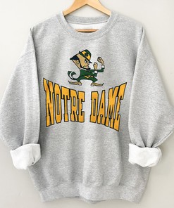 Vintage Style Notre Dame Fighting Irish Shirt Sweatshirt Hoodie