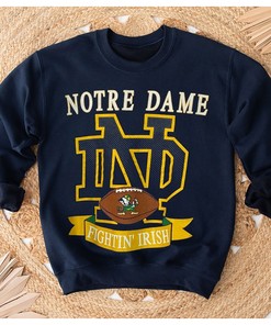 Vintage Style Notre Dame Fighting Irish Sweatshirt