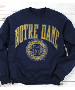 Vintage Style Notre Dame Fighting Irish Sweatshirt Hoodie for Fans