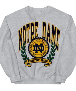 Vintage Style Notre Dame Fighting Irish University Tee