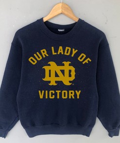 Vintage Style Notre Dame Our Lady of Victory Sweatshirt