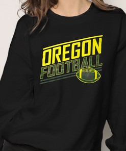 Vintage Style Oregon Ducks Football T-Shirt - NCAA Apparel for Fans