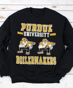 Vintage Style Purdue Boilermakers Fan Gift Tee