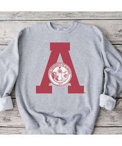 Vintage Style University Of Alabama Seal Crewneck For Fans