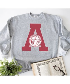 Vintage Style University Of Alabama Seal Crewneck For Fans