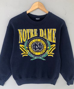Vintage Style University of Notre Dame Fighting Irish NCAA Sweatshirt