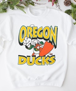 Vintage Style University of Oregon Ducks Tee - NCAA Apparel for Fans