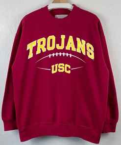 Vintage USC Trojans Pro Player T-Shirt - Football University Fan Gift