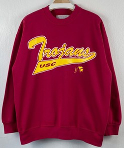 Vintage USC Trojans Tee Shirt - NCAA Football Sportswear