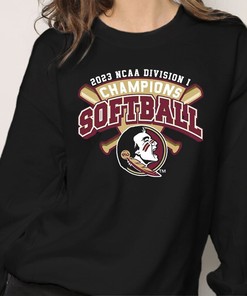2023 NCAA Division I Champions Softball Florida State Seminoles T-Shirt Sweatshirt Hoodie Fan Gift
