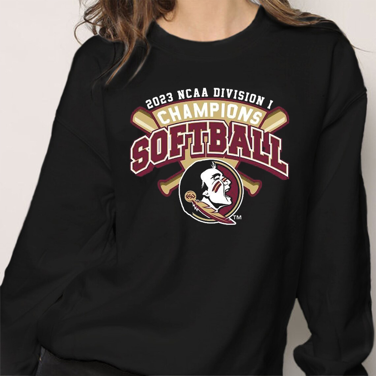 2023 NCAA Division I Champions Softball Florida State Seminoles T-Shirt Sweatshirt Hoodie Fan Gift