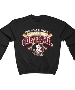 2023 NCAA Division I Champions Softball Florida State Seminoles T-Shirt Sweatshirt Hoodie Fan Gift