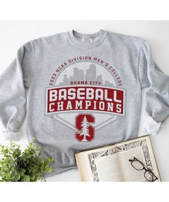 2023 Ncaa Division Champions Baseball Stanford New Logo T-Shirt